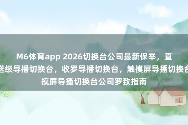 M6体育app 2026切换台公司最新保举，直播切换台，播送级导播切换台，收罗导播切换台，触摸屏导播切换台公司罗致指南