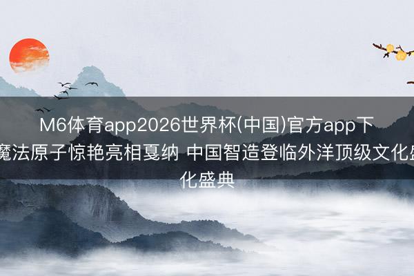 M6体育app2026世界杯(中国)官方app下